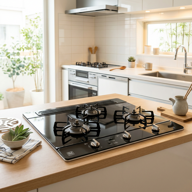 ガスコンロの交換工事