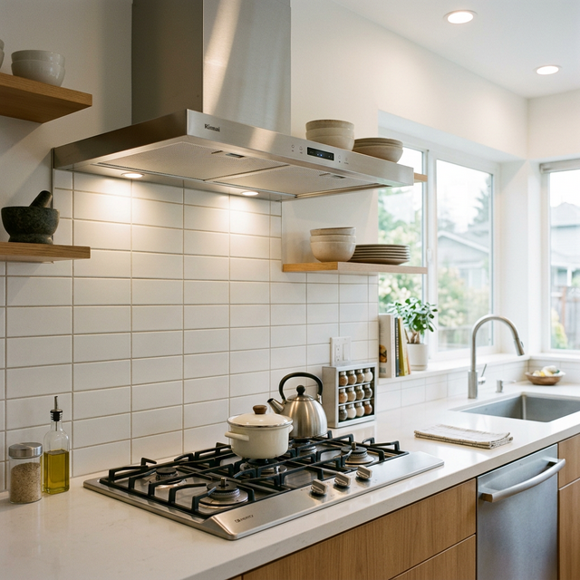 レンジフードの設置