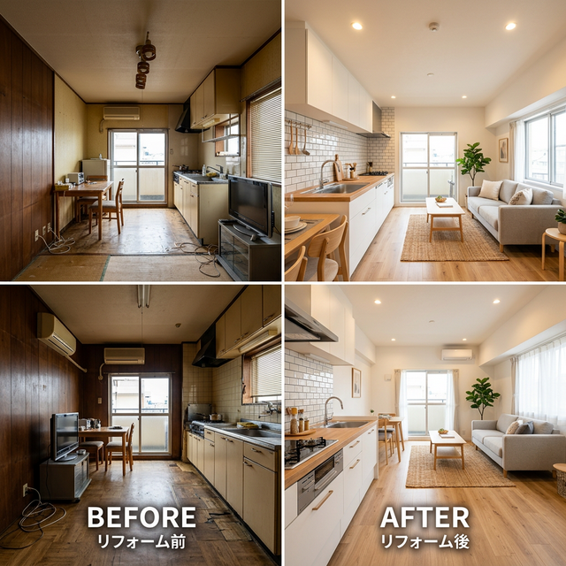 リフォーム工事の施工例