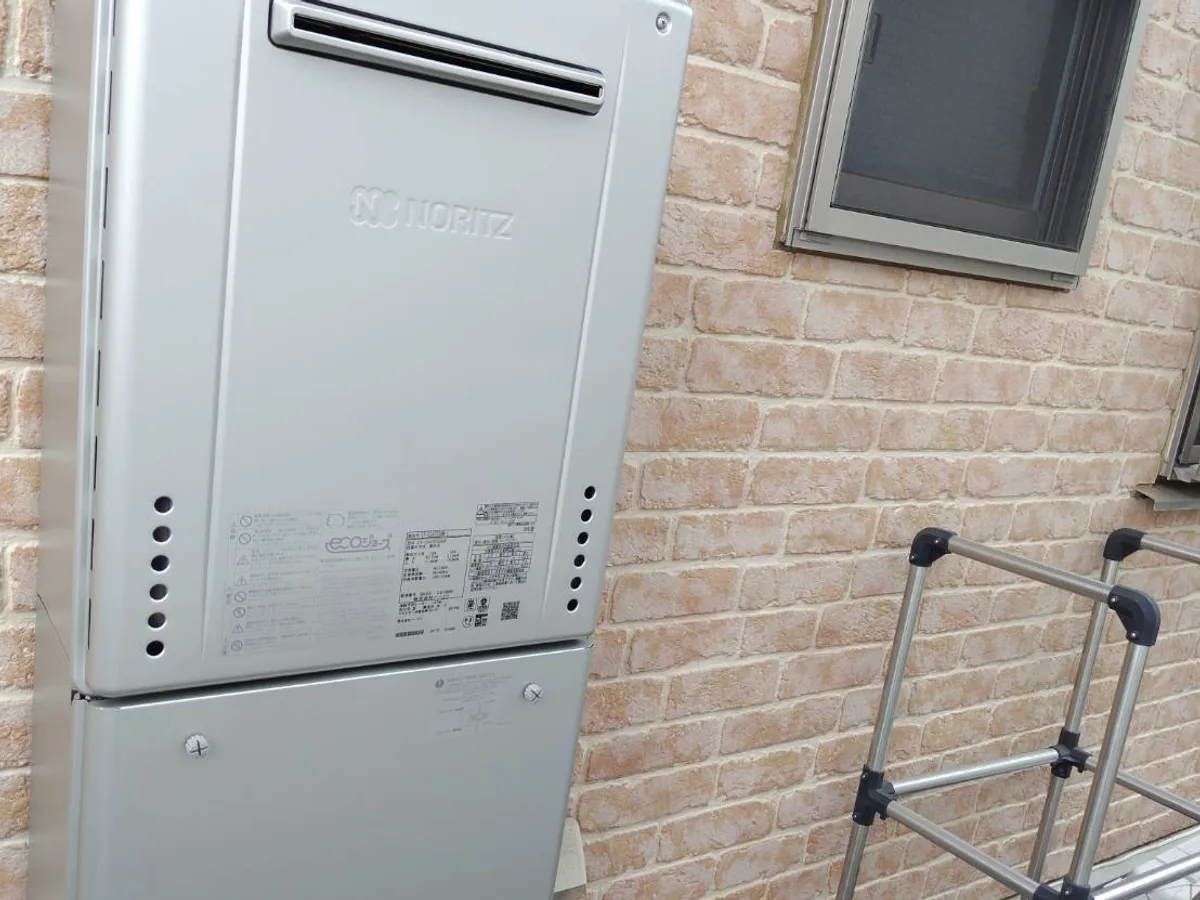 タフアップが交換した壁掛け給湯器（施工後）