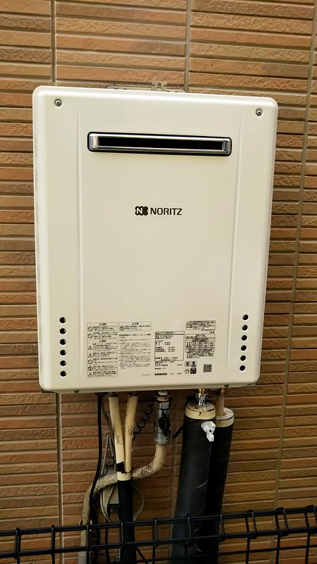 交換後の新しい給湯器（見沼区）